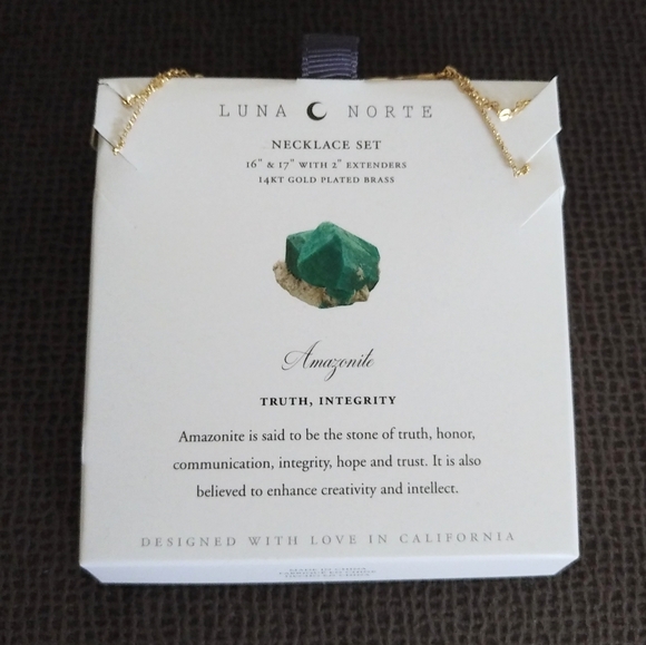 Luna🌙 Norte Double✌️ Gold Necklace Set - Picture 13 of 14